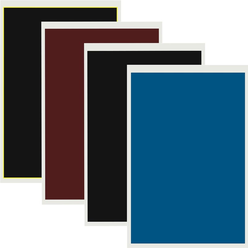 Obsummoy 4 Pieces Laser Engraving Marking Paper 39x27CM Engraving Color Paper Laser Marking Paper for Ceramics Glass Metal Laser Cutting and Engraving - Image 1